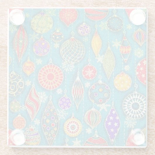 Weihnachtsschmuck Untersetzer (Rückseite)