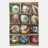 Weihnachtsschmuck, Vintag, Glas, Favoriten Geschirrtuch (Vertikal)