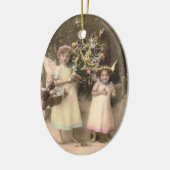 Weihnachtsschmuck Vintage Engel Fotografie (Links)