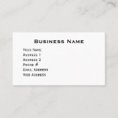 Weihnachtsschmuck Visitenkarte (Vorderseite)