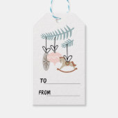 Weihnachtsschmuck von/nach geschenkanhänger (Vorderseite)