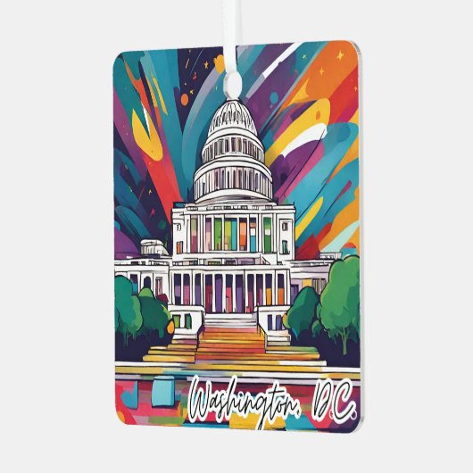 Weihnachtsschmuck Washington DC (Vorderseite links)