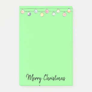 Weihnachtsschmuck Wasserfarbe Frohe Weihnachten Post-it Klebezettel