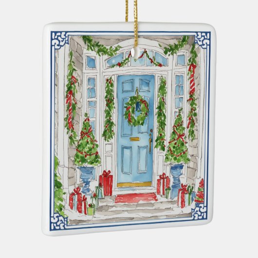 Weihnachtsschmuck Wasserfarbe Weihnachtsbaum (Rechts)