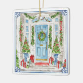 Weihnachtsschmuck Wasserfarbe Weihnachtsbaum (Links)