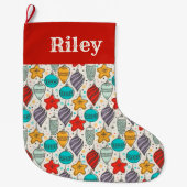 Weihnachtsschmuck Weihnachten Urlaub Großer Weihnachtsstrumpf (Vorderseite)