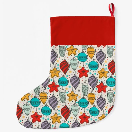 Weihnachtsschmuck Weihnachten Urlaub Großer Weihnachtsstrumpf (Rückseite)