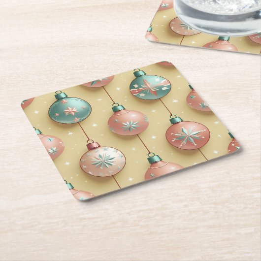 Weihnachtsschmuck Weihnachten Urlaub Rechteckiger Pappuntersetzer (angewinkelt)