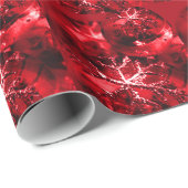 Weihnachtsschmuck Weihnachten Weihnachten Schneefl Geschenkpapier (Rolleneckpunkt)