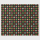 Weihnachtsschmuck Weihnachtsbäder Weihnachtsfeiert Geschenkpapier (Flach)