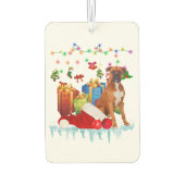 Weihnachtsschmuck | Weihnachtsbaumdekor Autolufterfrischer (Rückseite)