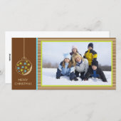 Weihnachtsschmuck - Weihnachtsfeier - Fotokarte Feiertagskarte (Vorne/Hinten)