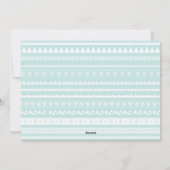 Weihnachtsschmuck Weihnachtsfotokarte Feiertagskarte (Rückseite)