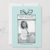 Weihnachtsschmuck Weihnachtsfotokarte Feiertagskarte (Vorderseite)