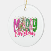 Weihnachtsschmuck, Weihnachtsgeschenk Keramik Ornament (Links)