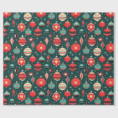 Weihnachtsschmuck Weihnachtsgeschenk Wrap Geschenkpapier (Flach)