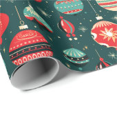 Weihnachtsschmuck Weihnachtsgeschenk Wrap Geschenkpapier (Rolleneckpunkt)