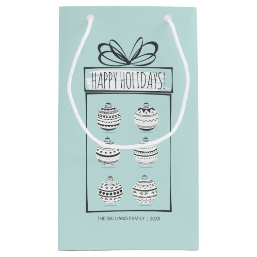 Weihnachtsschmuck Weihnachtsgeschenke Kleine Geschenktüte (Rückseite)