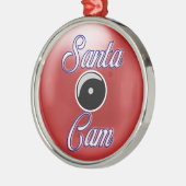 Weihnachtsschmuck/Weihnachtskamera Red Ornament Aus Metall (Links)