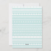 Weihnachtsschmuck Weihnachtskarte Feiertagskarte (Rückseite)