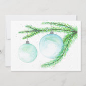 Weihnachtsschmuck Weihnachtskarten Dankeskarte (Vorderseite)