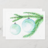 Weihnachtsschmuck Weihnachtskarten Dankeskarte (Vorne/Hinten)