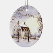 Weihnachtsschmuck Winter in Neuengland (Rechts)