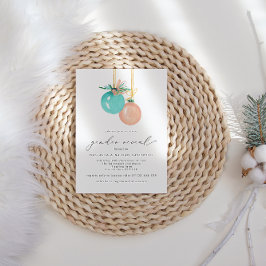 Weihnachtsschmuck Wintergeschlechtsoffenbarung Einladung