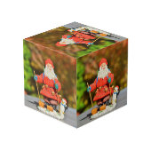 Weihnachtsschmuck Würfel (Rückseite Schrägansicht)