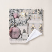 Weihnachtsschmuck Zeichnend Badhandtuch Set (Waschlappen)