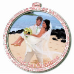 Weihnachtsschmuck zum ersten Mal Weihnachten Fotoskulptur Ornament<br><div class="desc">Weitere Weihnachtsdesigns von Sandra Siehe mehr Weihnachtsbilder von Sandra</div>