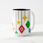 Weihnachtsschmuck Zweifarbige Tasse (VorderseiteRechts)