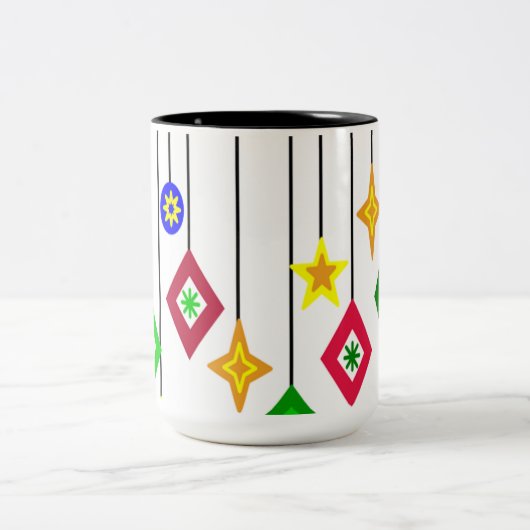 Weihnachtsschmuck Zweifarbige Tasse (Mittel)