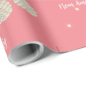 Weihnachtsschmuckmuster Geschenkpapier (Rolleneckpunkt)