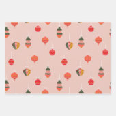 Weihnachtsschmuckmuster Geschenkpapier Set (Vorderseite 2)