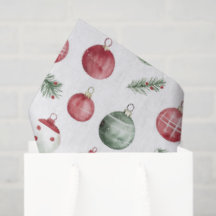 Weihnachtsschmuckmuster rustikale Aquarell