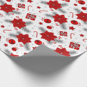 Weihnachtsschmuckpapier Geschenkpapier (Ecke)