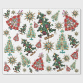 Weihnachtsschmuckpapier Geschenkpapier (Flach)