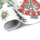 Weihnachtsschmuckpapier Geschenkpapier (Rolleneckpunkt)