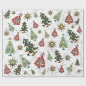 Weihnachtsschmuckpapier Geschenkpapier (Flach)