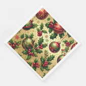 Weihnachtsschmuckpapier Napkin Serviette (Ecke)