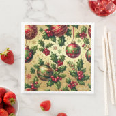 Weihnachtsschmuckpapier Napkin Serviette (Beispiel)