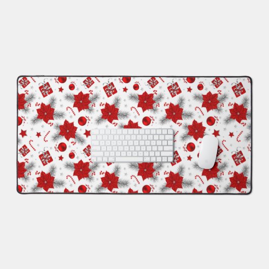 Weihnachtsschmuckpapier Schreibtischunterlage (Tastatur & Maus)