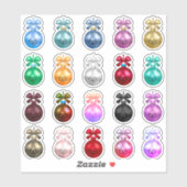 Weihnachtsschmucksticker Aufkleber (Blatt)