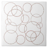 Weihnachtsschmuckzirkel Fliese (Vorderseite)