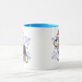 WeihnachtsSchnauzer Tasse (Zentrum)