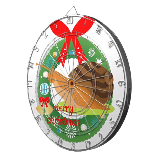 Weihnachtsschnecke Dartscheibe (Vorderseite rechts)