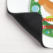 Weihnachtsschnecke Mousepad (Ecke)