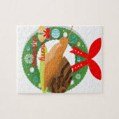 Weihnachtsschnecke Puzzle (Horizontal)