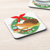 Weihnachtsschnecke Untersetzer (Linke Seite)